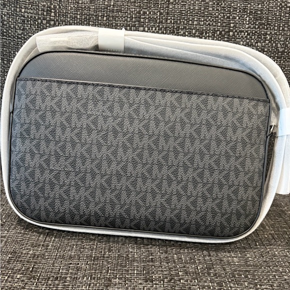 Michael Kors Charcoal and Black Zip Bag - Picture 2 of 5